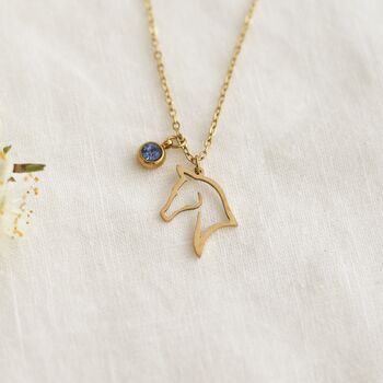 Equestrian Gift, Horse Necklace For A Girl, 2 of 11