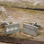 Personalised Soundwave Cufflinks, thumbnail 2 of 3