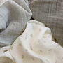 3pcs Muslin, Sophora Leaves, Mist Green, thumbnail 2 of 3