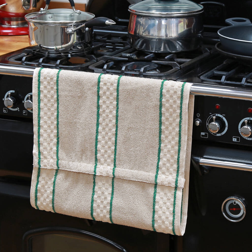 Aga Roller Towel, With Poppers By Duncan Stewart
