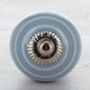 White Striped On Grey Cupboard Door Knob Drawer Handle, thumbnail 3 of 4