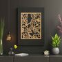 Floral And Butterfly Art Wooden Home Room Decor, thumbnail 3 of 9