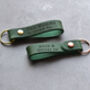 Personalised Leather Keyring For New Dads Mums And Grandparents, thumbnail 8 of 12