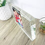 Personalised Freestanding Message Photo Giant Crystal Block 14cm X 19.5cm, thumbnail 2 of 5