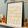 Personalised A To Z Of The World Alphabet Print, thumbnail 2 of 7
