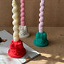 Christmas Candle Stick Holders With Gingerbread Detail, thumbnail 4 of 7