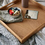 Handmade Wooden Footstool Tray With Handles, thumbnail 6 of 8