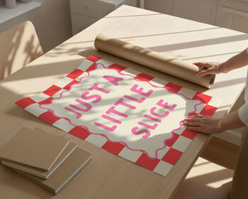 Just A Little Slice Kitchen Art Print, 4 of 5