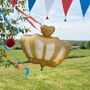 Gold Crown Shaped Foil Balloon, thumbnail 2 of 6