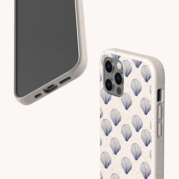 Blue Shells Biodegradable Phone Case, 4 of 7