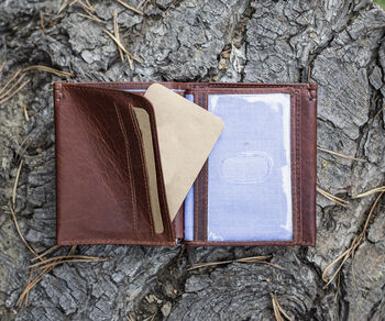 Personalised Compact Notecase Leather Wallet Rfid Safe, 2 of 9