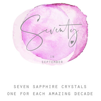 September Birthstone Bracelet Sapphire, 5 of 6