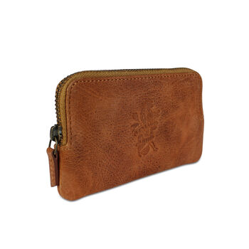'Forbes' Men's Card Holder Wallet In Tan Leather, 4 of 7