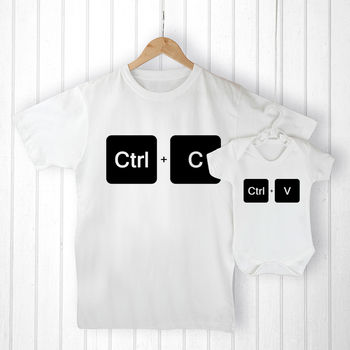 Personalised Copy And Paste T Shirt Set, 2 of 4
