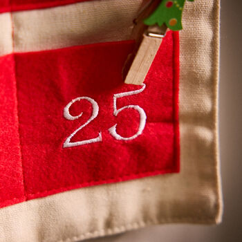 Personalised Gingerbread Christmas Advent Calendar, 7 of 7