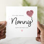 Simple Nanny Crochet Heart Mother's Day Card, thumbnail 1 of 3