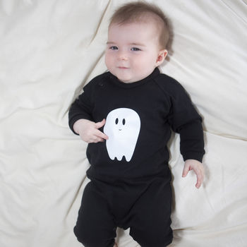 Halloween Baby Ghostie Romper, 2 of 5