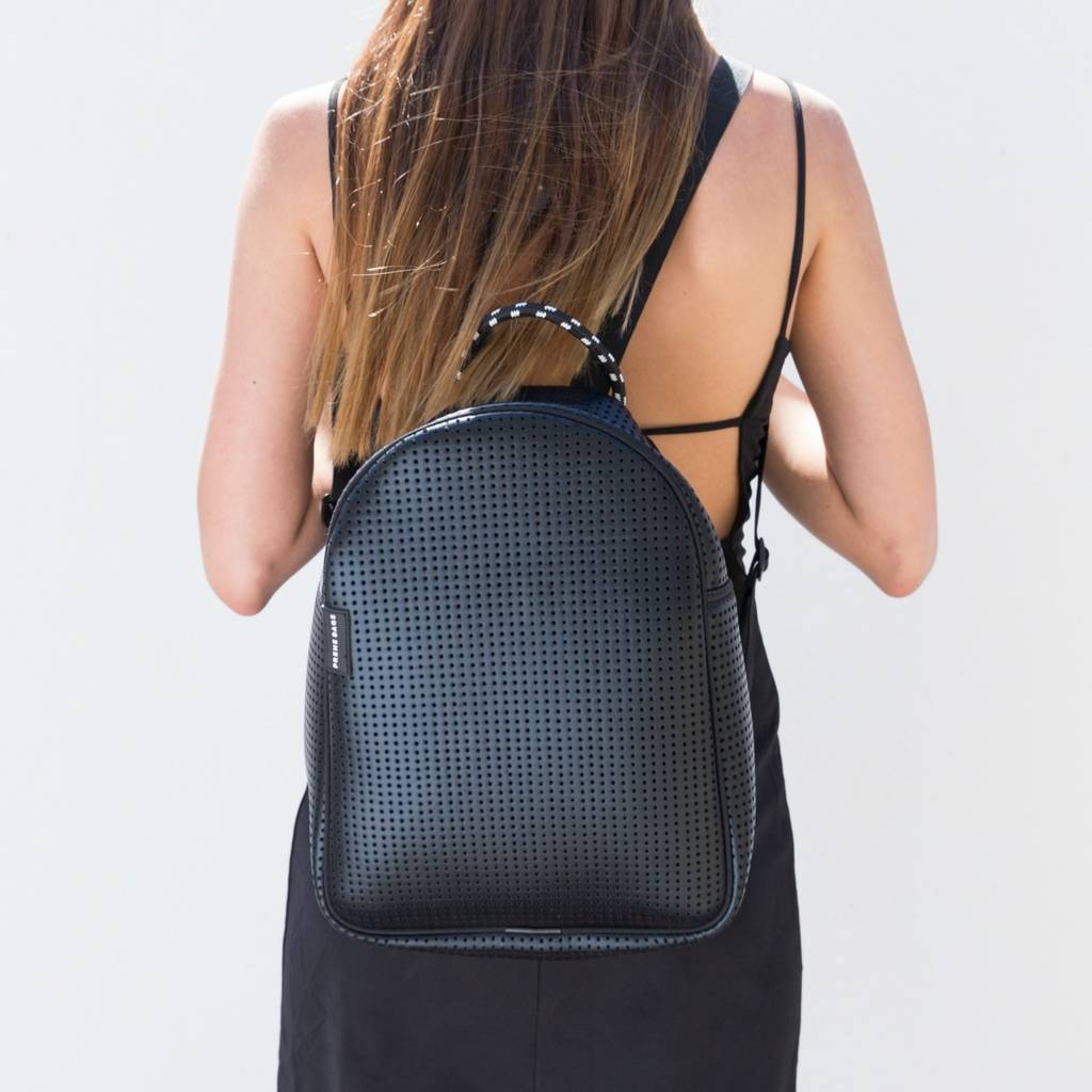 Perforated Neoprene Backpack By Prene Bags UK | notonthehighstreet.com