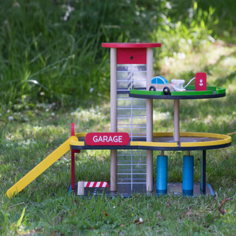 Wooden Toy Garage 3yrs+ By Alice Frederick