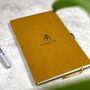 Personalised Recycled Leather Notebook, thumbnail 3 of 5
