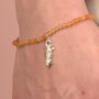 Bearded Dragon Crystal Bracelet Personalised, thumbnail 1 of 6