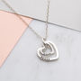 Personalised Mummy And Baby Heart Necklace, thumbnail 8 of 12
