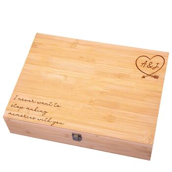 Personalised Couples Memory Box, 7 of 7