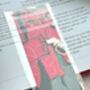 Patterned Fashion Illustrated Double Sided Bookmark, thumbnail 4 of 6