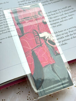 Patterned Fashion Illustrated Double Sided Bookmark, 4 of 6