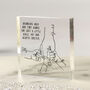 Personalised Grandad Freestanding Acrylic Block – Gift From Grandchildren For Father’s Day, Birthday Or Christmas, thumbnail 1 of 2
