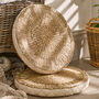 Manari Woven Round Floor Cushion, thumbnail 1 of 6