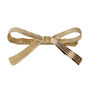 Gold Or Silver Ribbon Hair Clip, thumbnail 3 of 5