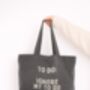 To Do: Ignore My To Do List | Tote Bag, thumbnail 1 of 3