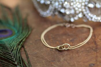 Gold Eternity Bracelet, 4 of 4