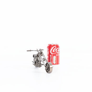 Motorcycle 14cm/Five.5in Handmade Metal Sculptures, 12 of 12