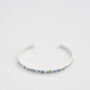 Silver Forget Me Not Bangle, thumbnail 3 of 9
