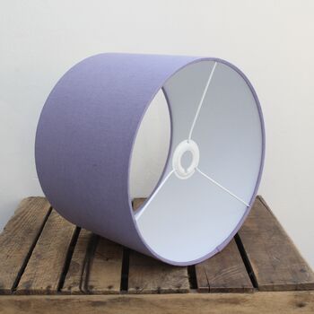 Linen Lavender Lampshade, 5 of 8