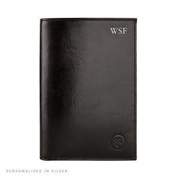 Luxury Leather Jacket Wallet. 'The Pianillo', 4 of 12