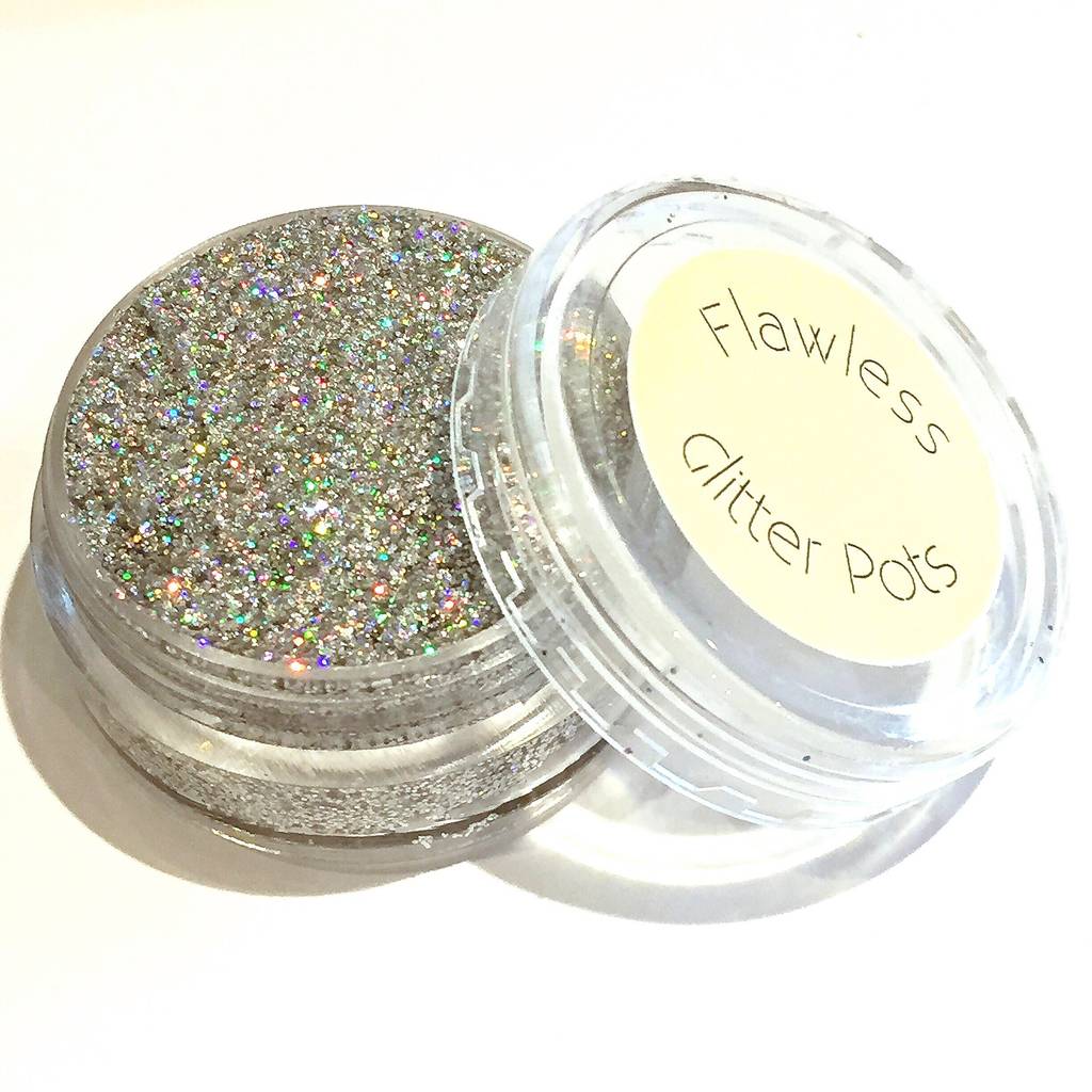 Pressed Eyeshadow Glitter Pots No Adhesive Required By Flawless ...