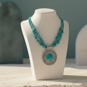Turquoise Statement Necklace, 6 of 6