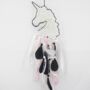 Pink And Black Unicorn Dream Catcher For Girls, thumbnail 3 of 5