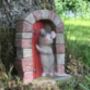 Mouse Opening Red Door Fairy Garden Decoration With Bag, thumbnail 2 of 4