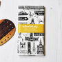 Liverpool Illustrated Black And White Tea Towel, thumbnail 5 of 8