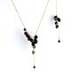 Delicate Black Or White Pearl Waterfall Necklace, thumbnail 6 of 12