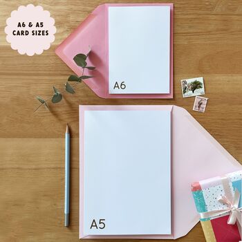 Personalised ‘Daddy And Me Always’ Banner Flag Keepsake Card, 7 of 8