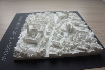 Graduation Gift University Of Glasgow 3D Printed Map, 3 of 9
