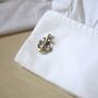 Anchor Silver Cufflinks Gift For Men 316 L Stainless Steel Nautical Accessory, thumbnail 3 of 6