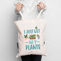 Funny 'I just wet my plants' Tote Bag, thumbnail 3 of 7