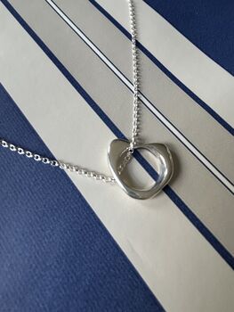 Infinity Heart Spinner Ring And Pendant, 3 of 5