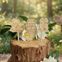 Personalised Pooh Bear Cake Toppers Set Of Three, thumbnail 1 of 6